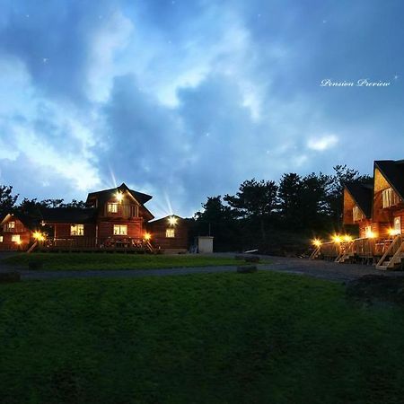 Jeju Joa Log Pension Szogüpho Kültér fotó