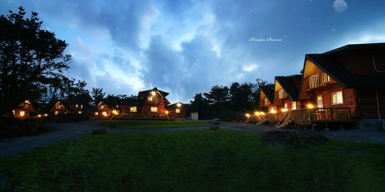 Jeju Joa Log Pension Szogüpho Kültér fotó